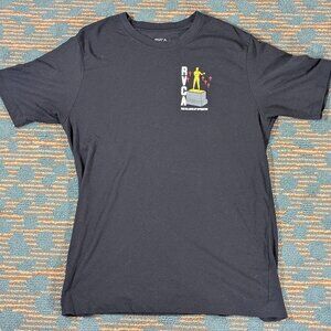 Men’s MEDIUM RVCA Black Balance of Opposites Graphic Tee Short Sleeve Shirt